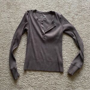 Brown Aerie Long Sleeve